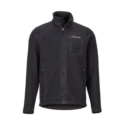 Marmot Wrangell Jackets - Mens Fleece Black CA4615092 Canada